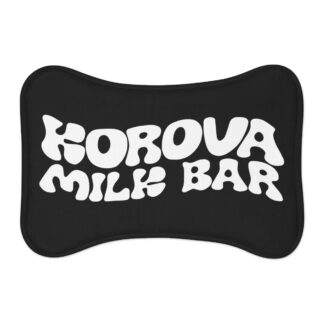 Korova Milk Bar A Clockwork Orange Inspired Pet Feeding Mat